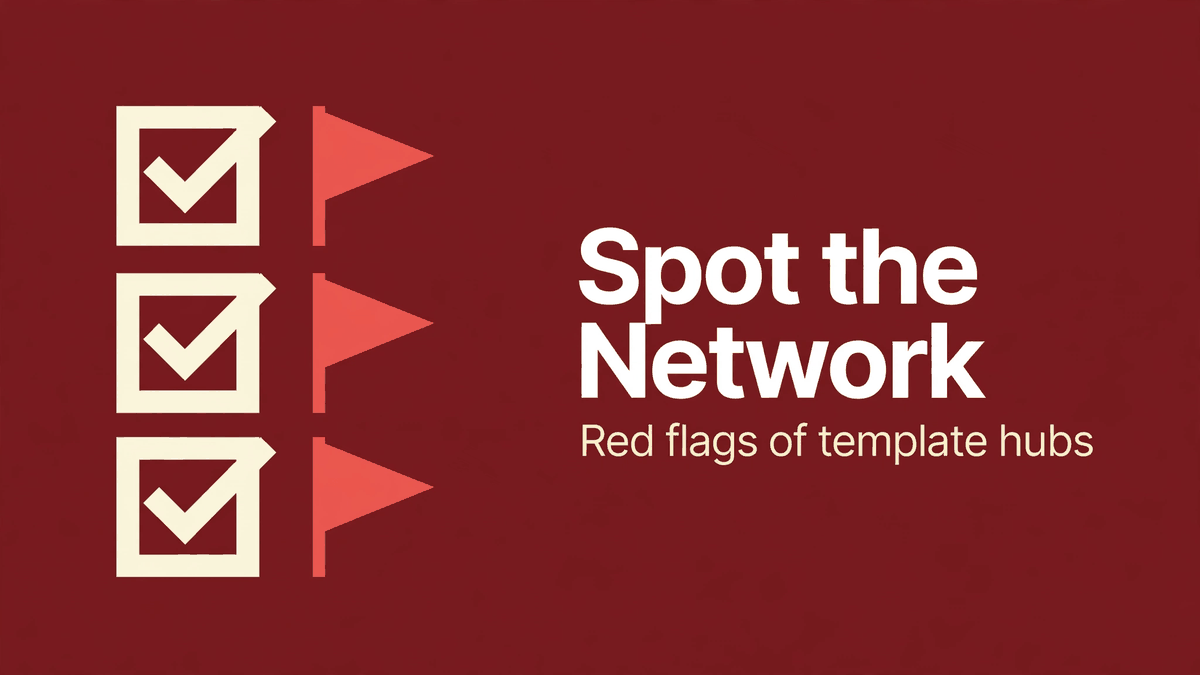 How to Spot Template Hub Networks